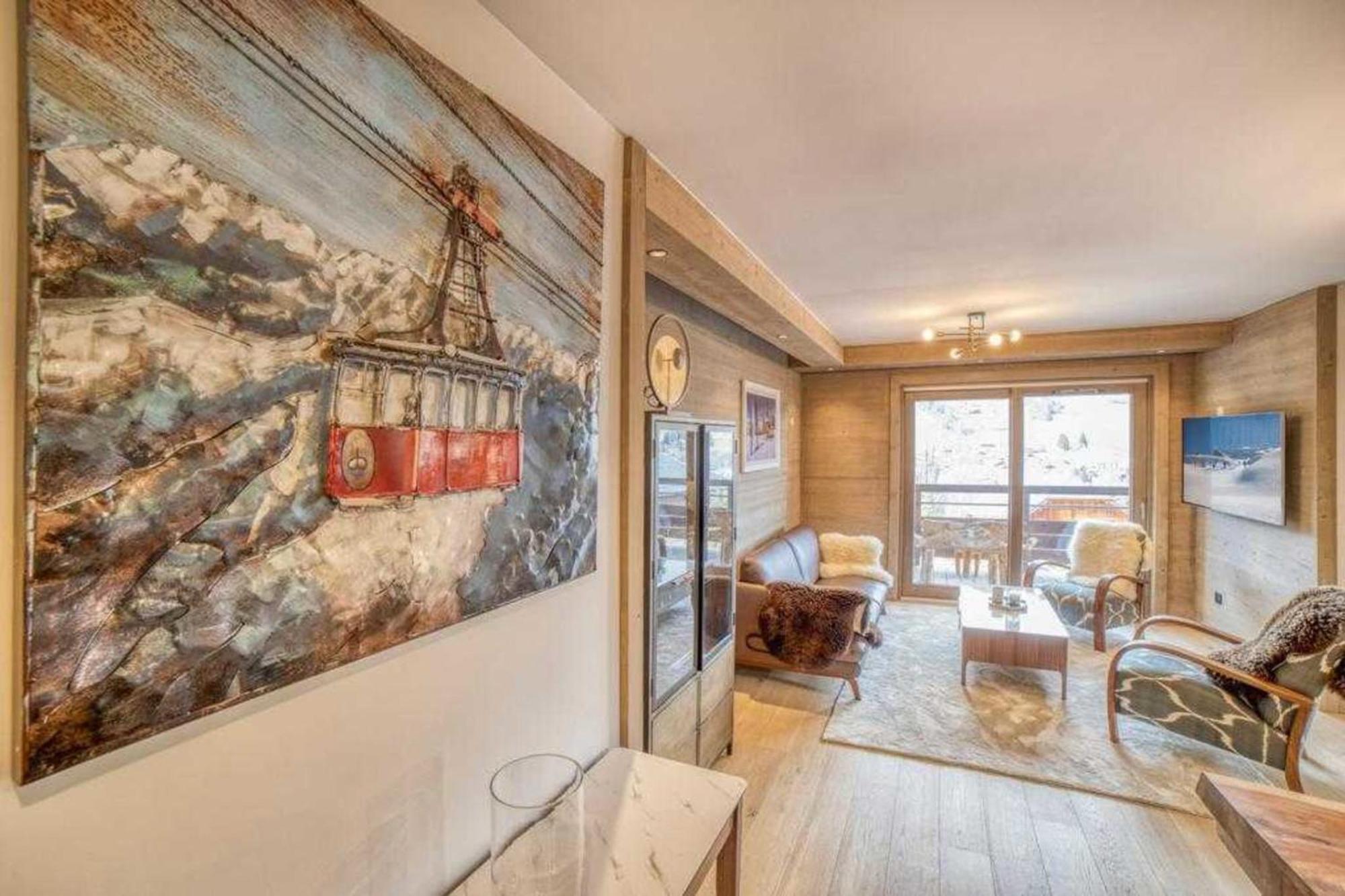 High Standing 6P3Br Apartment - Residence Stallion Megève Exterior foto